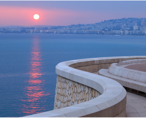 Cote d'Azur,Provence-Alpes,France,levee du soleil