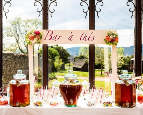 Décoration de Mariage Patricia & Matei - Candy bar - Bar à Thés | Label' Emotion - Wedding Planner Lyon - Saint-Etienne - Rhône-Alpes
